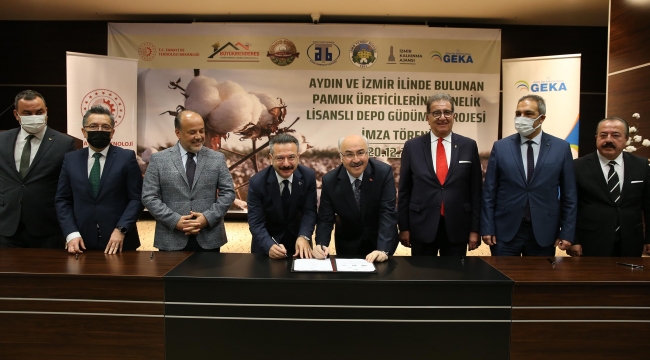pamuk ureticilerinin yuzunu guldurecek lisansli depo icin sozlesme imzalandi izmir ege olay gazetesi