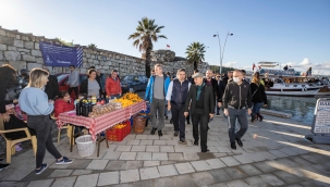 Sığacık sahili yepyeni bir görünüme kavuştu 