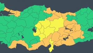 24 il için 'turuncu' 9 il için 'sarı' uyarı: Yoğun kara dikkat