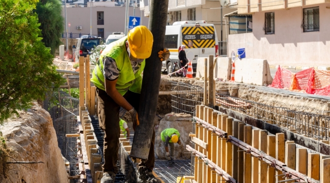Balçova'da taşkın riskini bitirecek projede sona gelindi