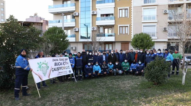 Buca'da köşe bucak temizlik