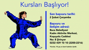 Bucalı kadınlara wushu kursu