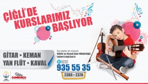 Çiğli'de 6 Yeni Kursun Kayıtları Başladı