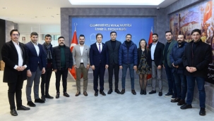 Gençlik Kolları Genel Başkanı Killik'ten Yücel'e Ziyaret