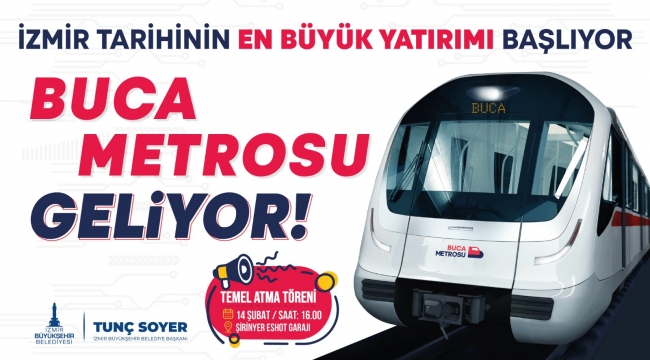 Buca Metrosu'nun temelini Kılıçdaroğlu atacak 