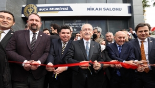 CHP Lideri Buca Belediyesi'nin ek binası açtı