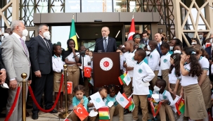 Cumhurbaşkanı Erdoğan, Türkiye'nin Dakar Büyükelçiliği Kançılarya Binası'nın açılış törenine katıldı