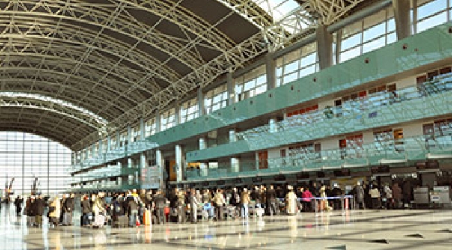 Ocak Ayında İzmir Adnan Menderes Hava Limanında 557.863 Yolcu'ya Hizmet Verildi