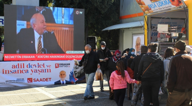 Saadet Partisi Buca, Erbakan'ı vefatının 11. yılında andı 
