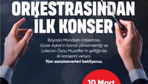 Bayraklı Belediyesi 'Mandolin Orkestrası' ilk kez sahneye çıkıyor