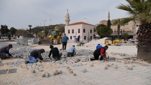 Turizm sezonu öncesi Çeşme yenileniyor