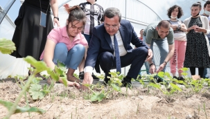 Konak'ın özel çocuklarına bahçe terapisi 