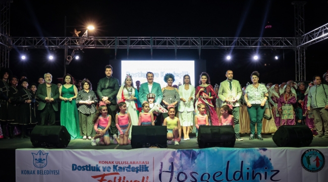 Konak'ta kardeşlik rüzgârı estiren festival