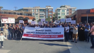 Narlıdereli Vatandaşlardan Kentsel Dönüşüm Çıkışı