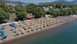 Bodrum'da Belediye Halk Plajları Sezona Hazır