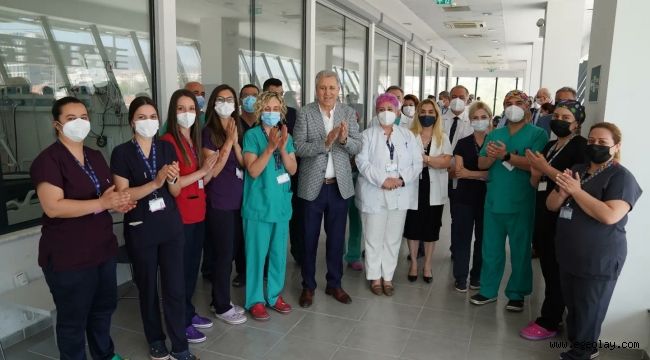 EÜTF Hastanesinde Covid Yoğun Bakım Ünitesi kapatıldı