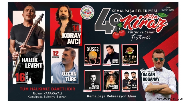 Kemalpaşa'da Kiraz Festivali Coşkulu Başlıyor
