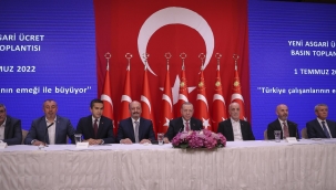 2022 Yılı İçin Yeni Asgari Ücret 5 Bin 500 TL Olarak Belirlendi