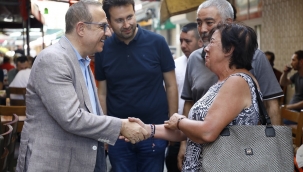 Başkan Sürekli’ye Karşıyaka’da sıcak karşılama 