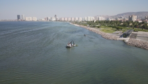 Bostanlı'daki deniz marulu temizliği tamamlandı 