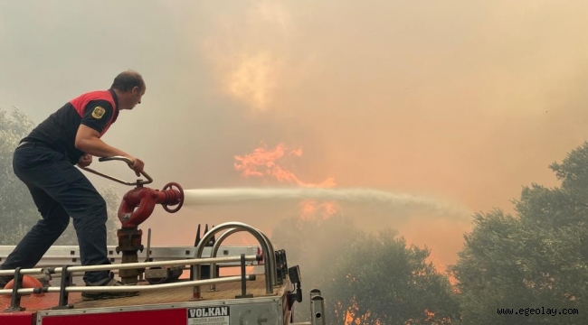 Datça'daki orman yangını kontrol altına alındı 