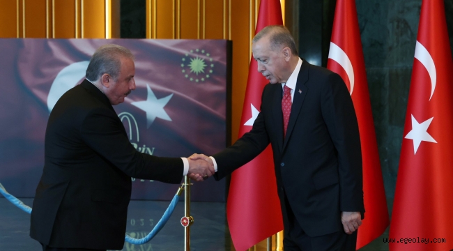 Cumhurbaşkanı Erdoğan, 30 Ağustos Zafer Bayramı tebriklerini kabul etti 
