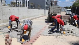 Menderes Belediyesi'nden Görece'de yol yapım seferberliği 