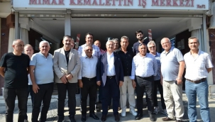 Milletvekili Nasır, Mimar Kemalettin Moda Merkezi esnafı ile buluştu