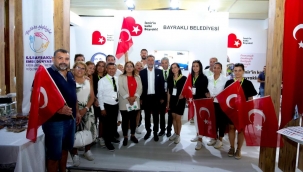 Bayraklı, fuardaki yerini aldı 