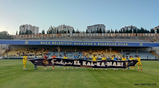 Bucaspor 1928'den kadına şiddete tepki 