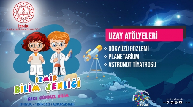 İzmir İl Milli Eğitim Müdürlüğü Tarihi Alsancak Garı'nda "İzmir Bilim Şenliği" Düzenliyor 