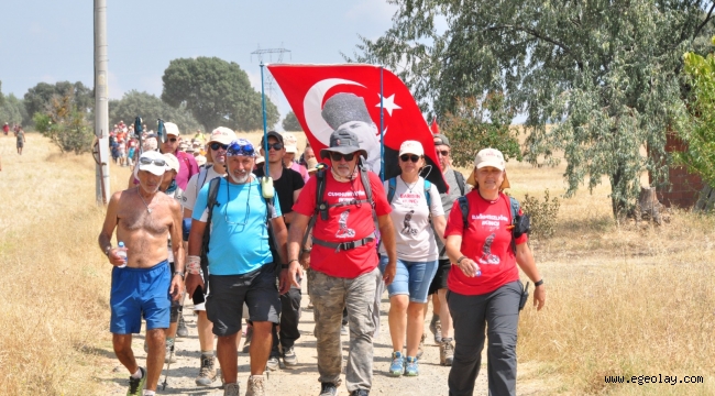 Zafer Yolu kafilesi Uşak'ta