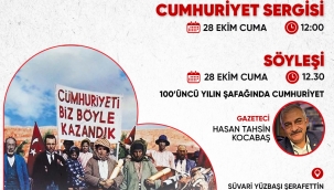 Bayraklı'da Cumhuriyet coşkusu Atatürk ve Cumhuriyet sergisine davet var… 