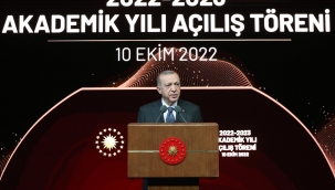 Cumhurbaşkanı Erdoğan, 2022-2023 Yükseköğretim Akademik Yıl Açılış Töreni'ne katıldı 