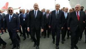 Cumhurbaşkanı Erdoğan Azerbaycan'da 