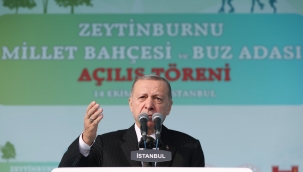 Cumhurbaşkanı Erdoğan, Zeytinburnu Millet Bahçesi ve Buz Adası Açılış Töreni'ne katıldı 