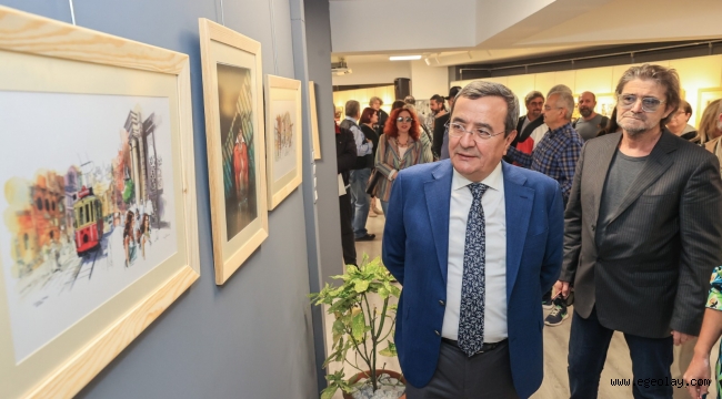 İzmir Karikatür Müzesi'nin Yeni yerindeki ilk sergi açıldı 