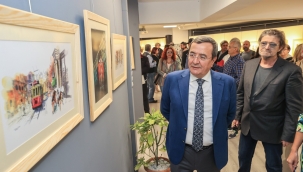 İzmir Karikatür Müzesi'nin Yeni yerindeki ilk sergi açıldı 