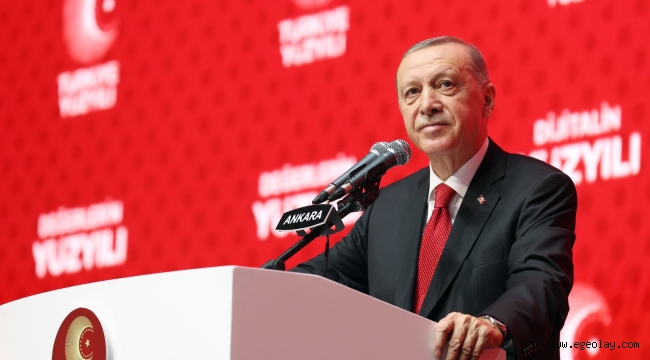 "Türkiye Yüzyılı programımızla, Cumhuriyetimizin yeni yüzyılına güçlü bir başlangıç yapmak istiyoruz" 