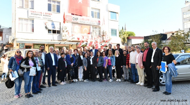 CHP İzmir'de Kardeş İlçe Mesaisi 