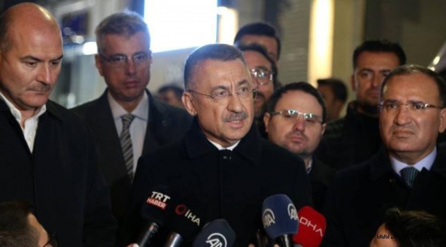 Cumhurbaşkanı Yardımcısı Oktay: 6 can kaybımız, 81 yaralımız var