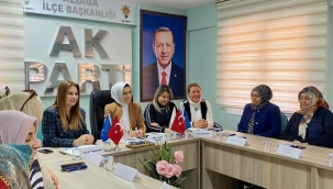 AK Parti İl Kadın Kolları Başkanı Büyükdağ, Aliağa'da sandık çalışmasına katıldı 