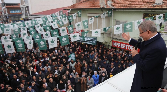 Davutoğlu seçim startını memleketi Konya'dan verdi