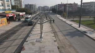 Projede sona yaklaşılıyor Çiğli Tramvay hattına elektrik veriliyor 