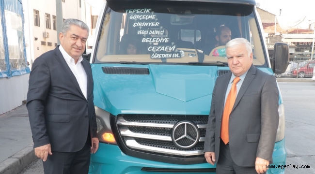 Serter, İzmirli minibüsçülerin sorunlarını dinledi, çözüm için çalışma sözü verdi 