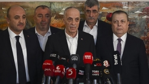 Türk-İş Genel başkanı: Ergün Atalay ,Asgari ücret teklifimiz 9 bin lira