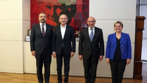 Aslanoğlu'ndan CHP Lideri Kılıçdaroğlu'na Teşekkür Ziyareti