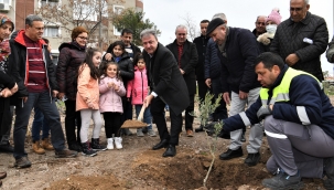  Bornova'da ağaç sahiplendirme 