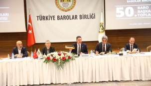 50 Baro Başkanından Ortak Açıklama