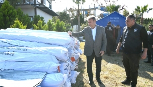 Bornova'nın çadırları deprem bölgesinde 